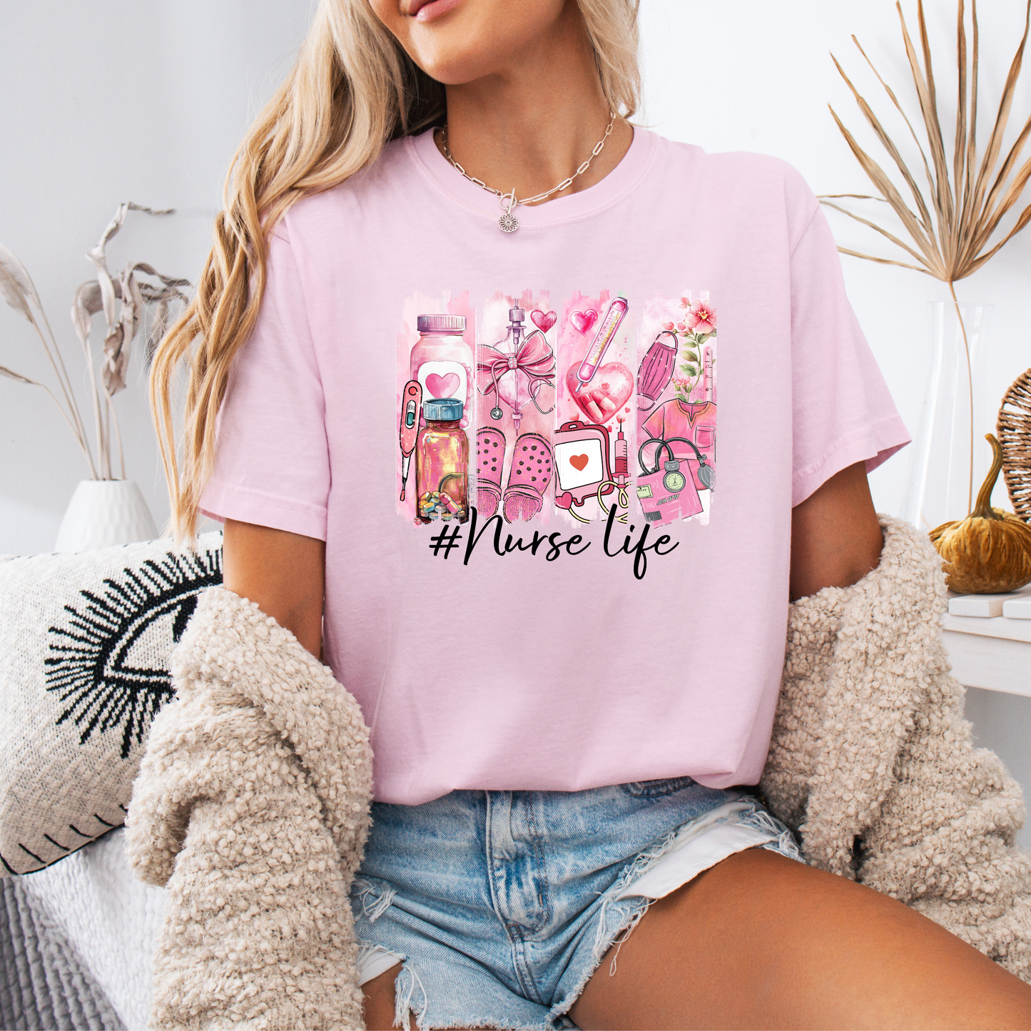 Pink Nurse Life T-Shirt