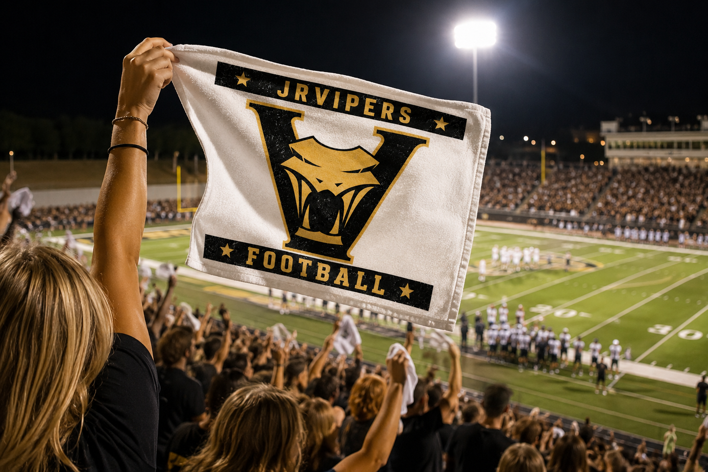 JrVipers Football Rally Towel