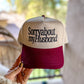 Sorry About My Husband Two-Tone Embroidered Snapback Hat