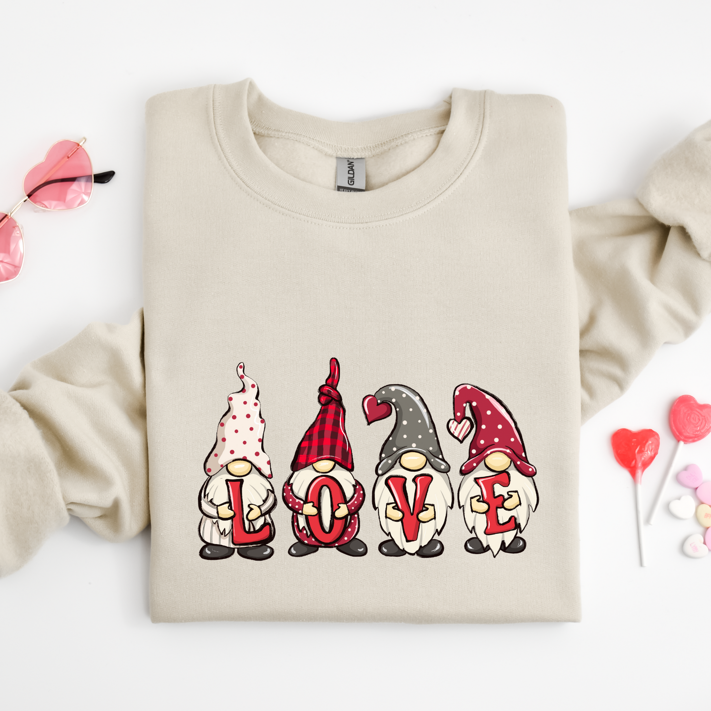 Love Gnomes Crewneck Sweater