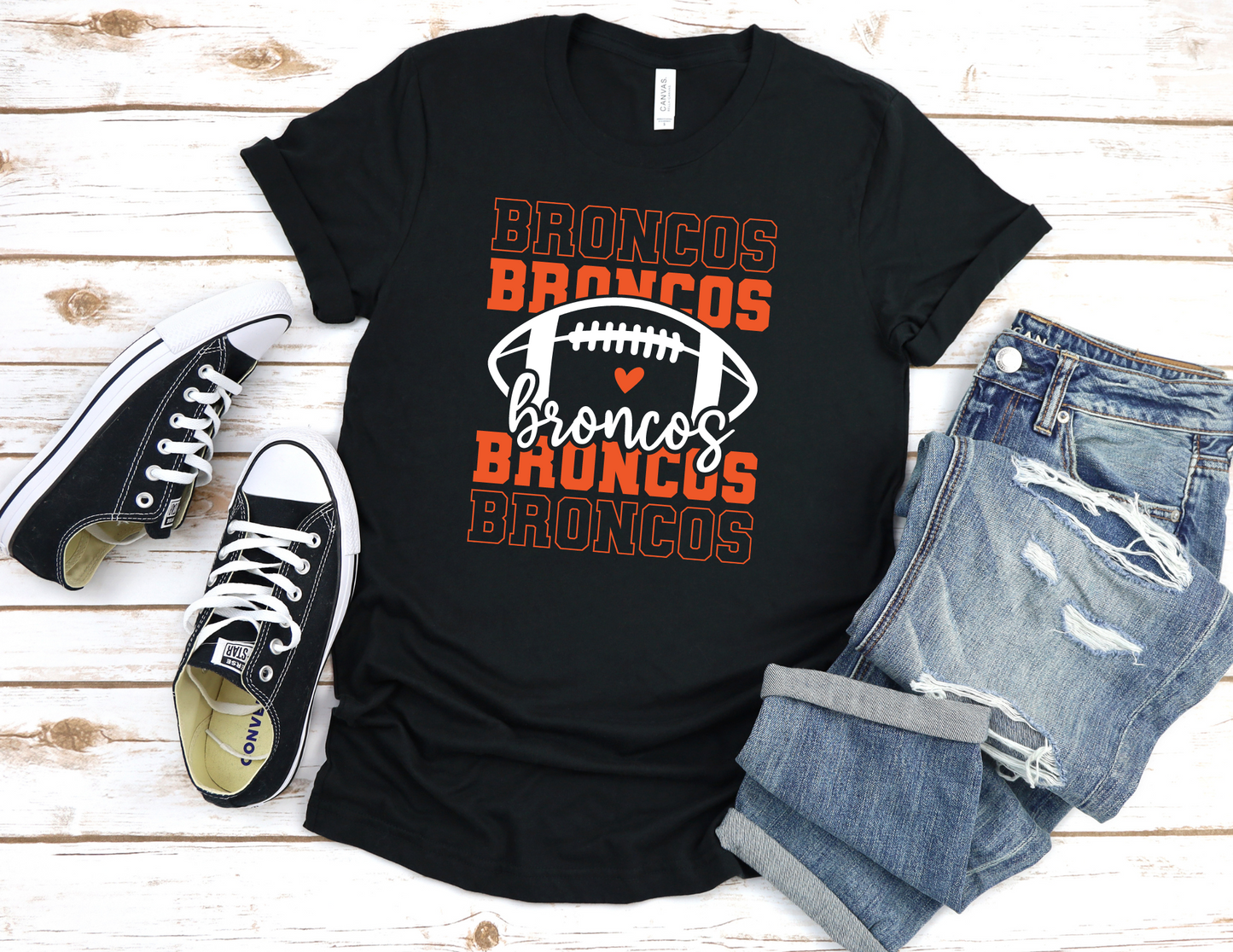 Stacked Broncos T-Shirt