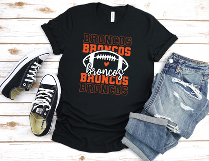 Stacked Broncos T-Shirt