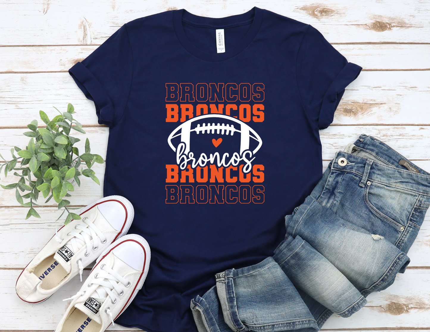 Stacked Broncos T-Shirt