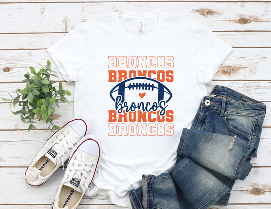 Stacked Broncos T-Shirt