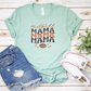 Vintage Print Football Mama T-Shirt