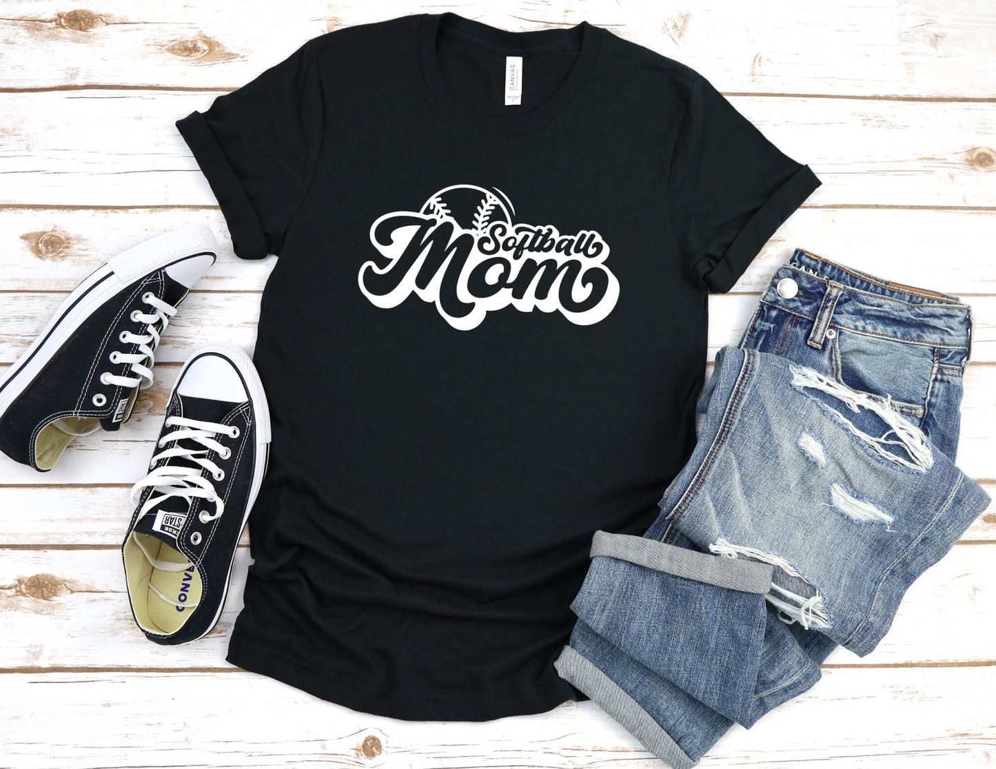 Softball Mom Ballpark T-Shirt