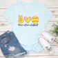 Love Peace Softball T-Shirt