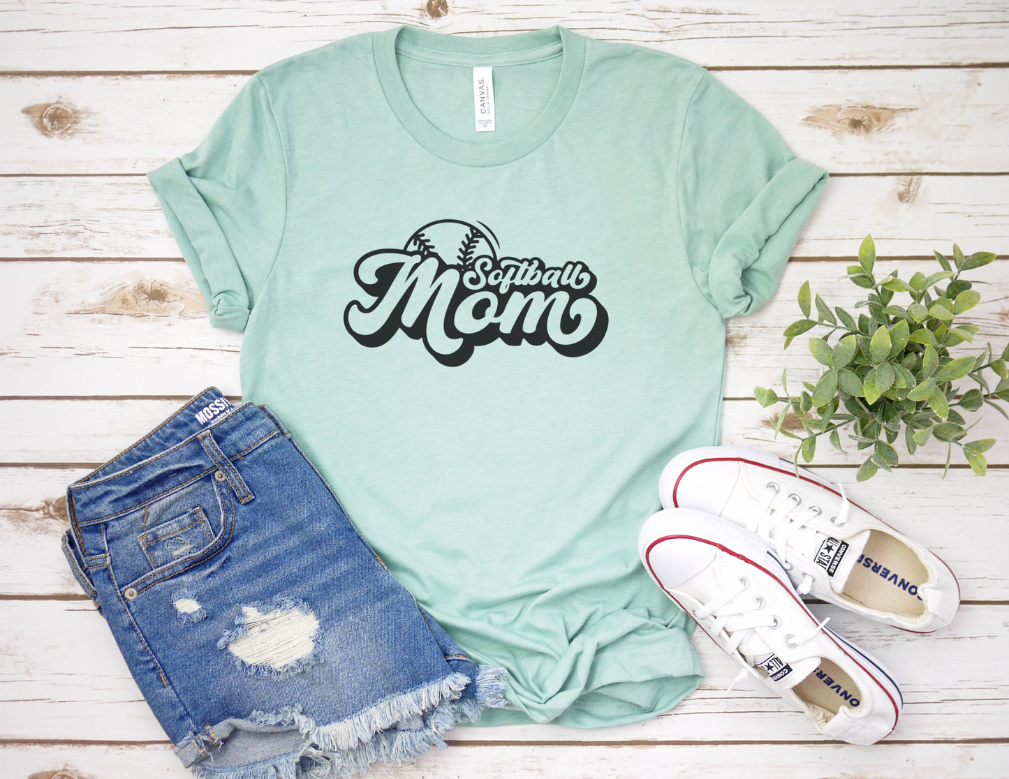 Softball Mom Ballpark T-Shirt