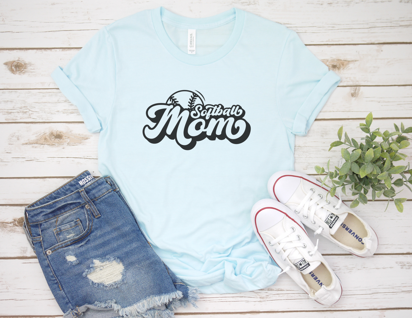 Softball Mom Ballpark T-Shirt