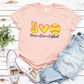 Love Peace Softball T-Shirt