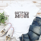 Vintage Groovy Softball Mom T-Shirt