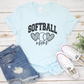 Cheetah Softball Mom T-Shirt