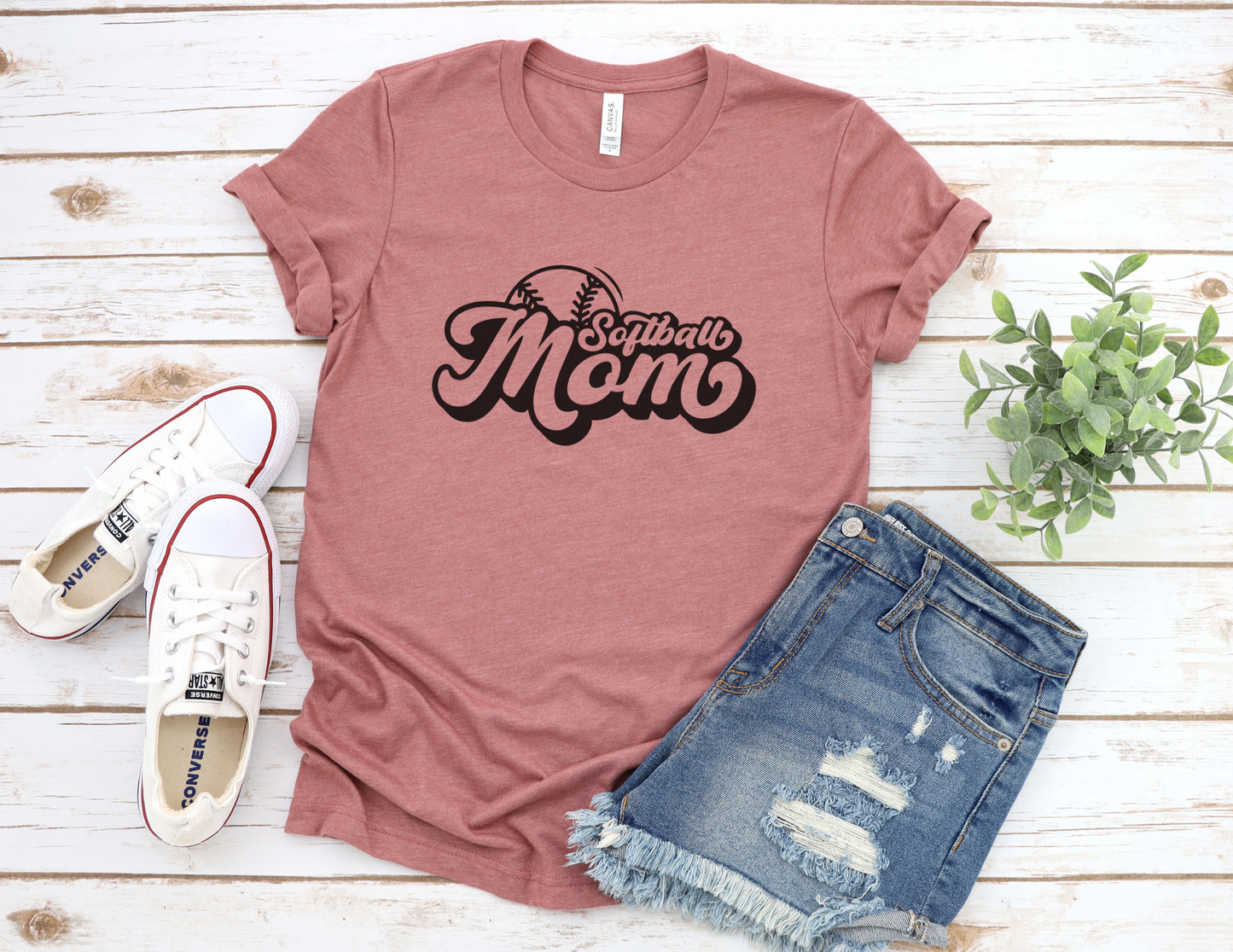Softball Mom Ballpark T-Shirt