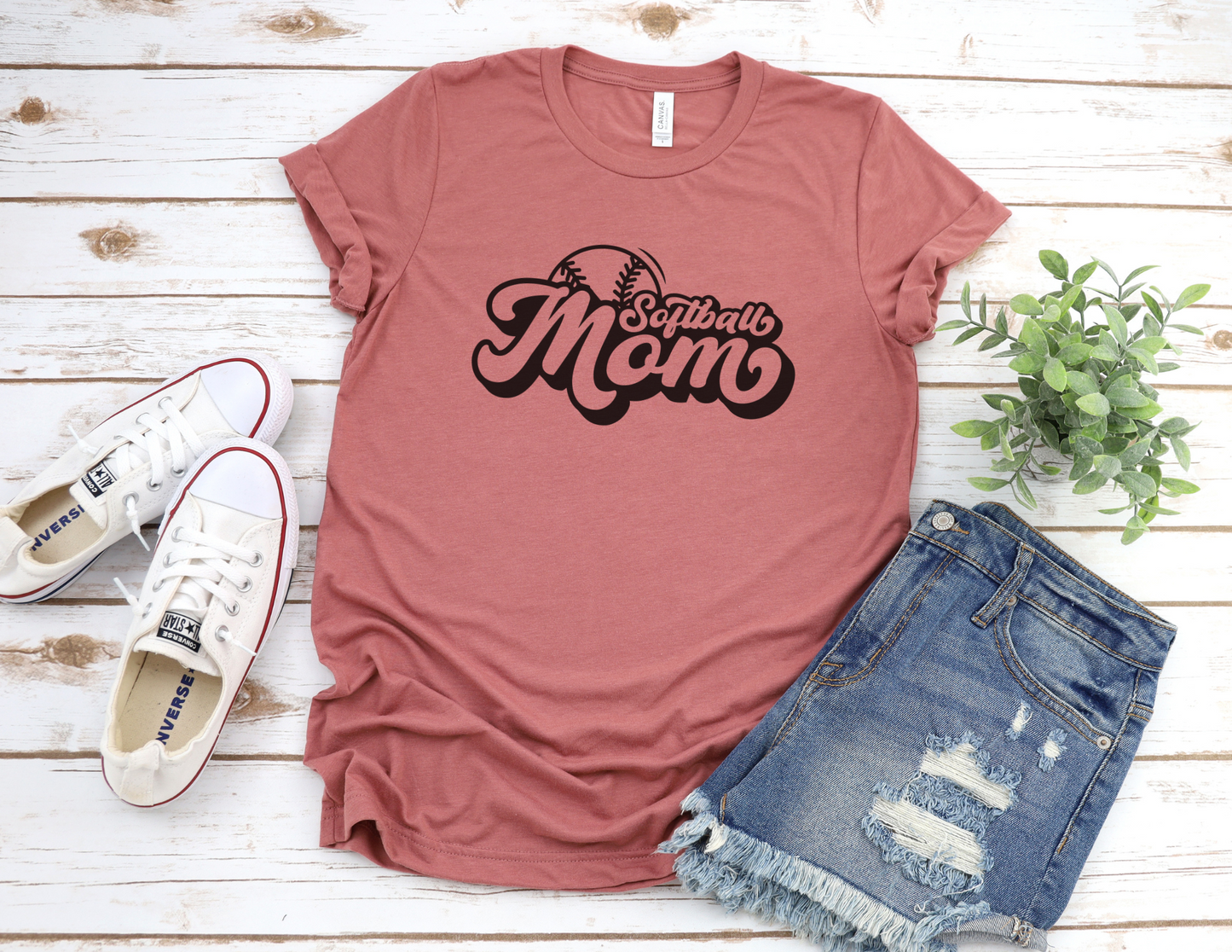 Softball Mom Ballpark T-Shirt
