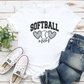 Cheetah Softball Mom T-Shirt