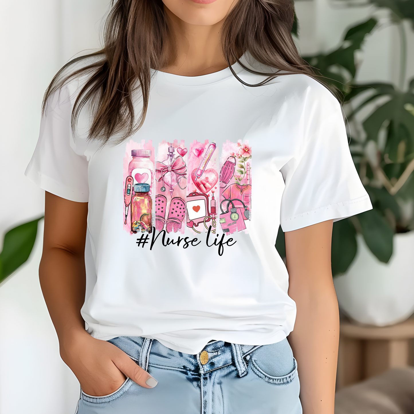 Pink Nurse Life T-Shirt