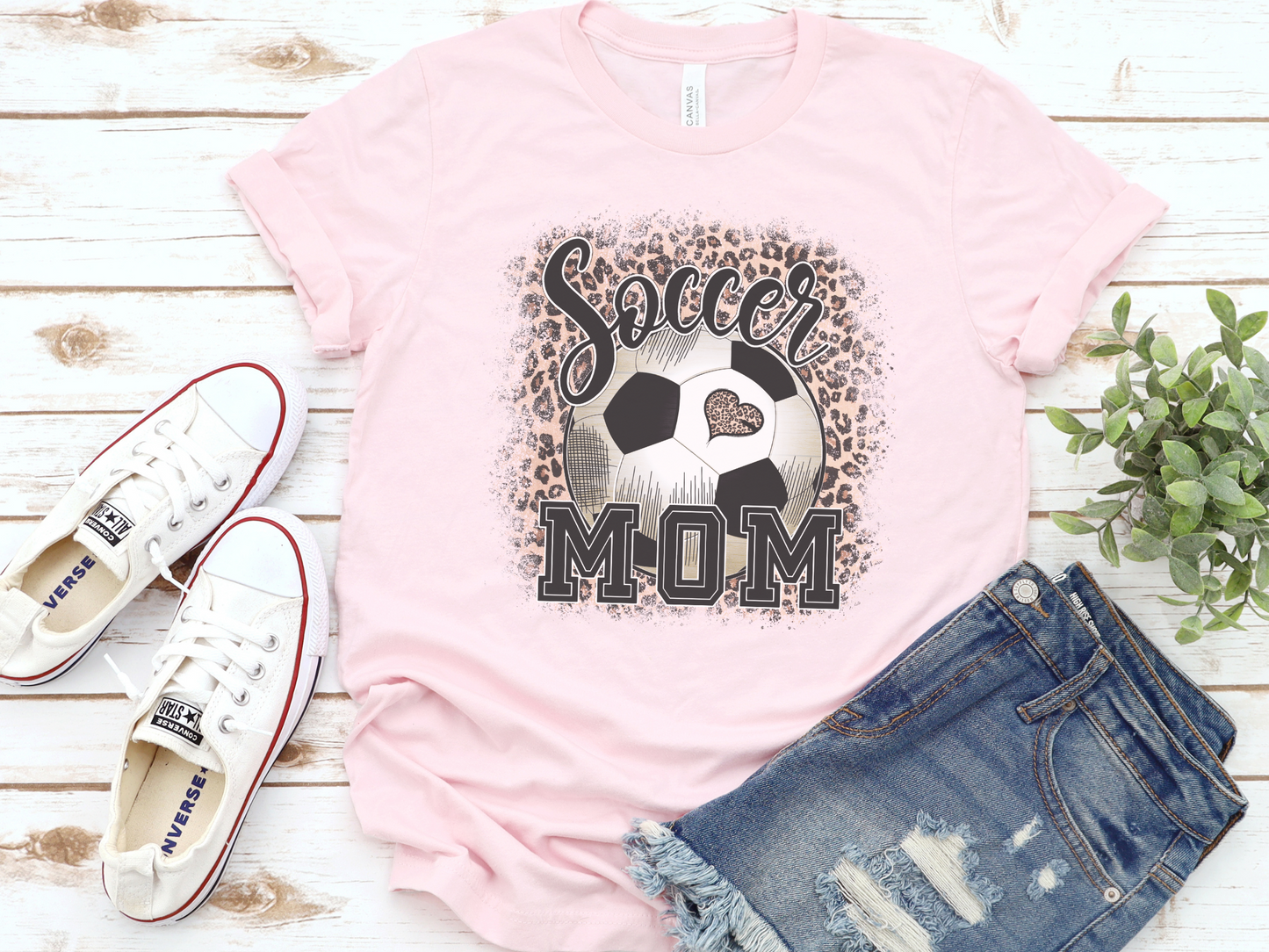 Soccer Mom Cheetah Splat T-Shirt