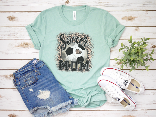 Soccer Mom Cheetah Splat T-Shirt