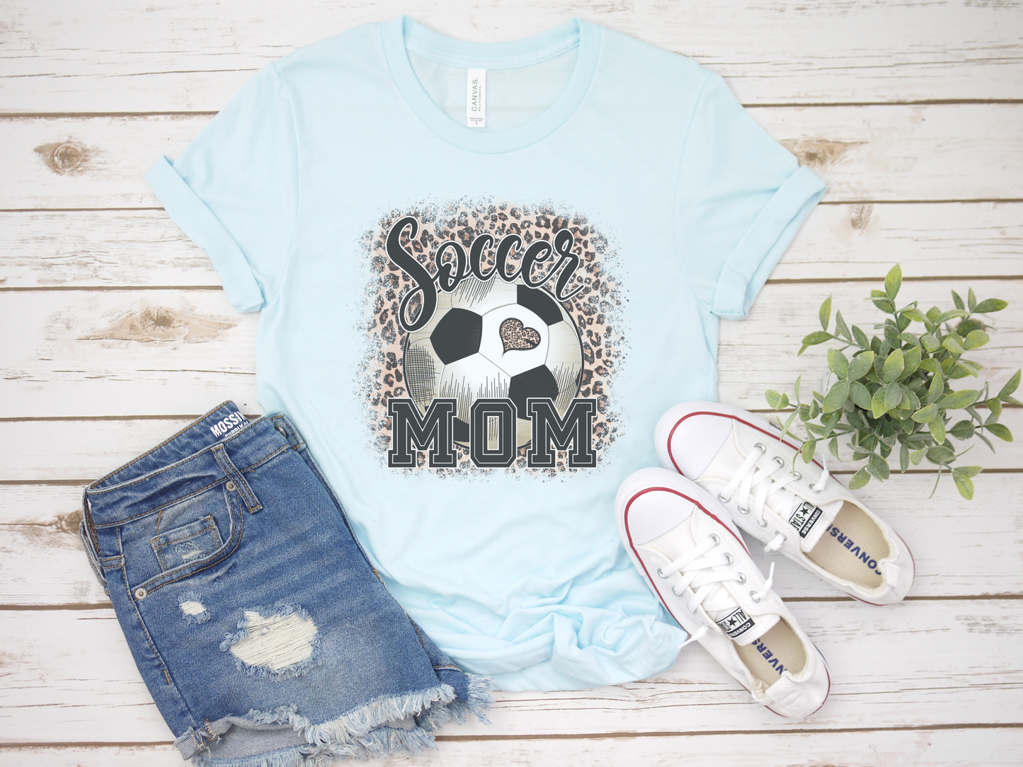 Soccer Mom Cheetah Splat T-Shirt
