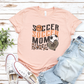 Orange Wave Cheetah Soccer Mom T-Shirt
