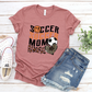 Orange Wave Cheetah Soccer Mom T-Shirt