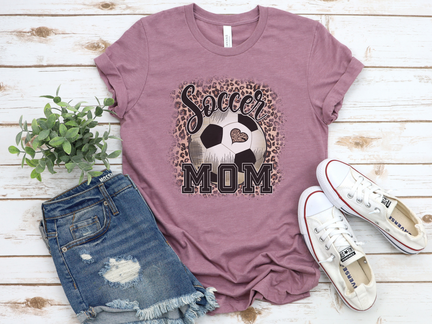 Soccer Mom Cheetah Splat T-Shirt