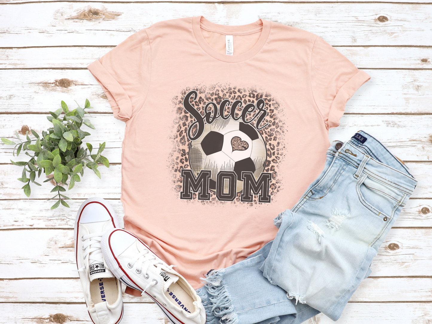 Soccer Mom Cheetah Splat T-Shirt