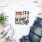 Orange Wave Cheetah Soccer Mom T-Shirt