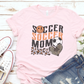 Orange Wave Cheetah Soccer Mom T-Shirt