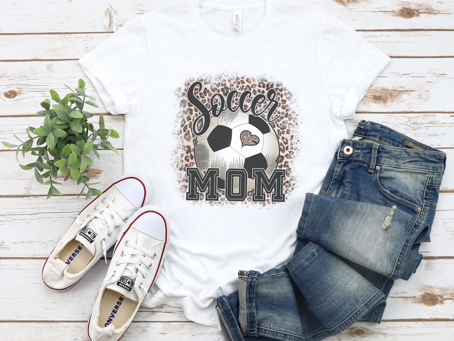 Soccer Mom Cheetah Splat T-Shirt