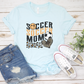 Yellow Wave Cheetah Soccer Mom T-Shirt