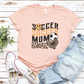 Yellow Wave Cheetah Soccer Mom T-Shirt