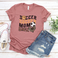 Yellow Wave Cheetah Soccer Mom T-Shirt