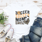 Yellow Wave Cheetah Soccer Mom T-Shirt